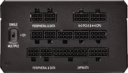 Corsair HX850 Alimentation PC (Modulaire Complet, 80 PLUS Platinum, 850 Watt, EU)