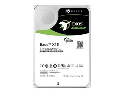 Seagate Enterprise EXOS X16 - 3.5" - 12To - 256Mo cache - 7200T/min - Sata 6Gb/s - Garantie 60 mois