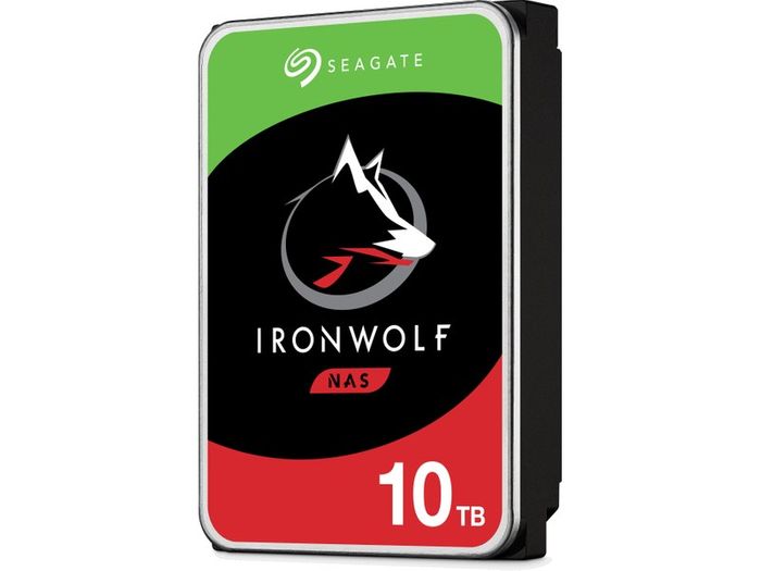 Disque dur Seagate 10 To IronWolf SATA III 3,5" 7200 tr/min 256 Mo ST10000VN0008