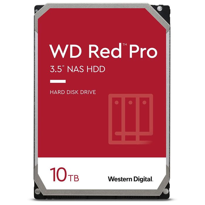 Disque Dur WD RED PRO - 3.5" - 10To - 256Mo cache - 7200T/min -WD102KFBX - Garantie 60 mois