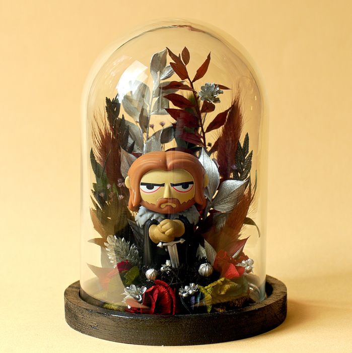 Cloche fleurie Ned Stark (Game Of Thrones)