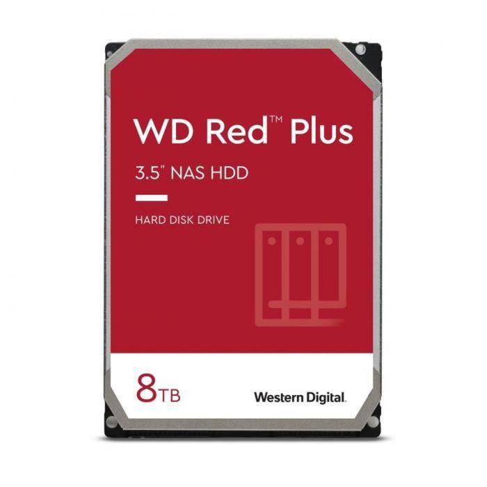 WD Red Plus NAS Hard Drive WD80EFAX - disque dur - 8 To - SATA 6Gb/s WD80EFAX
