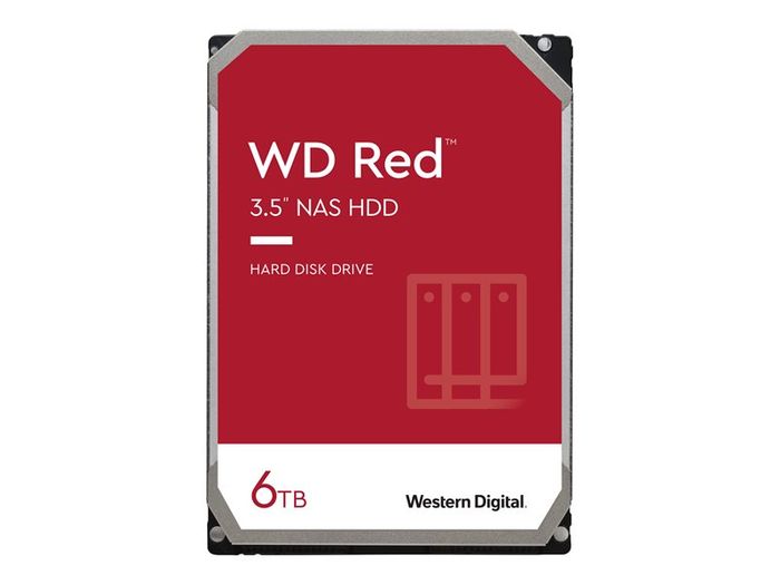 WD Red Plus NAS Hard Drive WD80EFAX - disque dur - 6 To - SATA 6Gb/s WD60EFAX