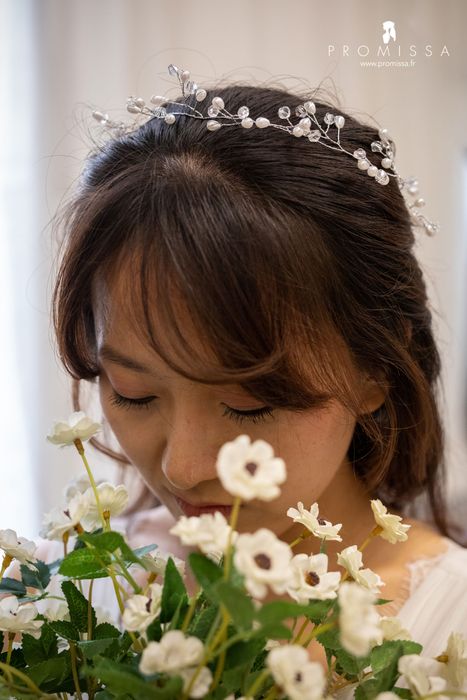 Tiare cheveux de mariée 012