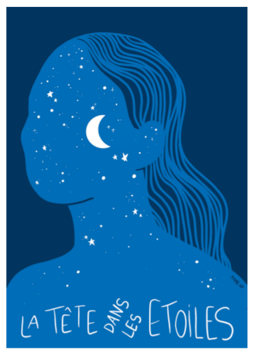 LA TÊTE DANS LES ÉTOILES par Annelo Illustration