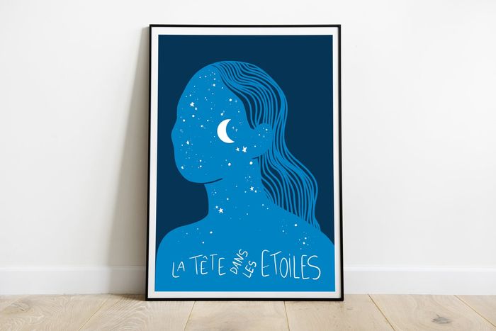 LA TÊTE DANS LES ÉTOILES par Annelo Illustration