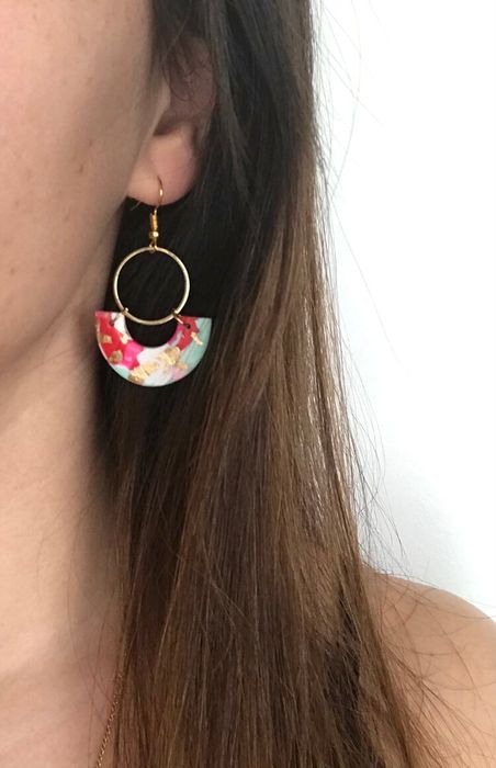 Boucles d'oreilles Hanoï par Clay of the day