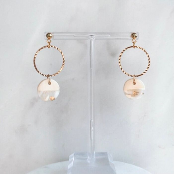 Boucles d'oreilles Paris par Clay of the day
