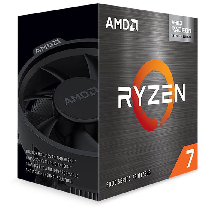 AMD RYZEN 7 5700G - AM4 - 8 CORE - 16 THREADS - 3.8/4.6GHz - 65W - BOITE - Box (avec refroidisseur)