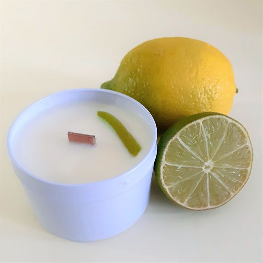 Bougie Citron Tonique par Savonnerie Aventurine