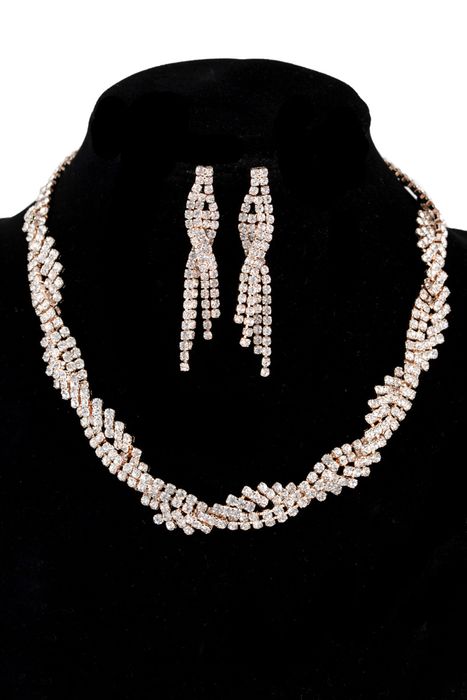 Parure bijoux collier mariage 0010