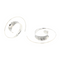 boucles creoles cire argente