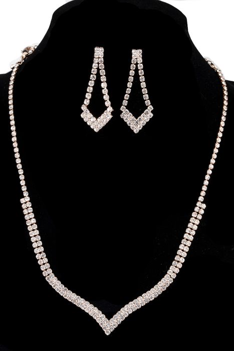 Parure bijoux collier mariage 0025