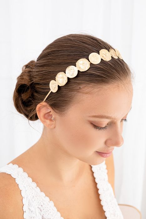serre tête mariage en métal 005