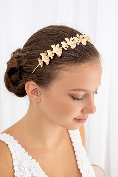 serre tête mariage en métal 006
