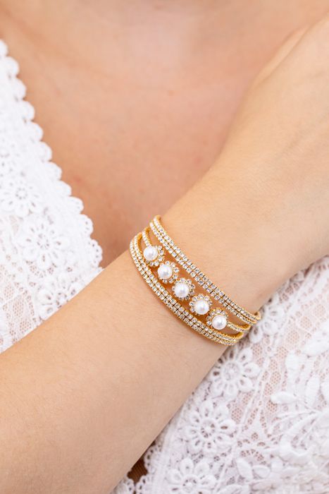 Bracelet cristaux à  mariage 0004