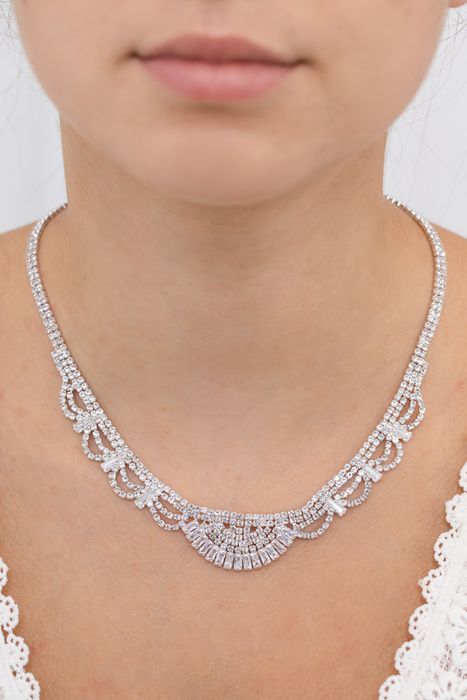 Parure bijoux collier mariage 0026