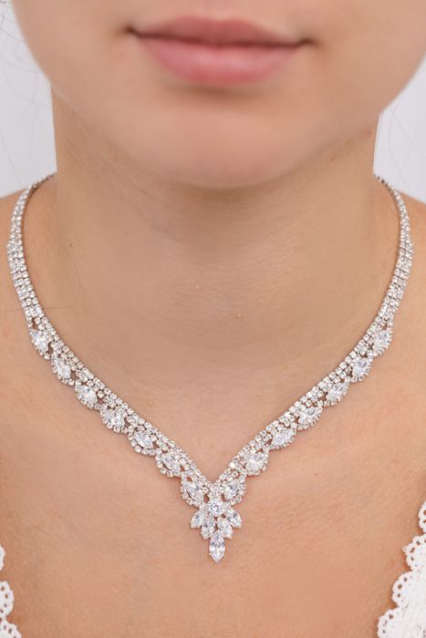 Parure bijoux collier mariage 0023