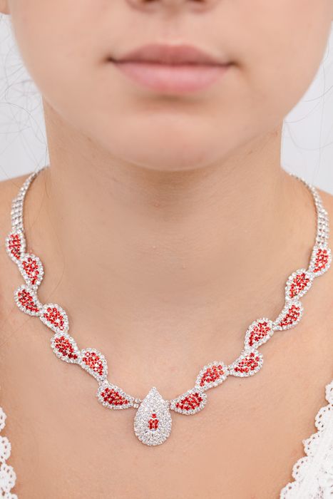 Parure bijoux collier mariage 0030