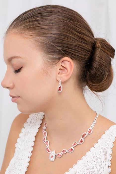 Parure bijoux collier mariage 0030