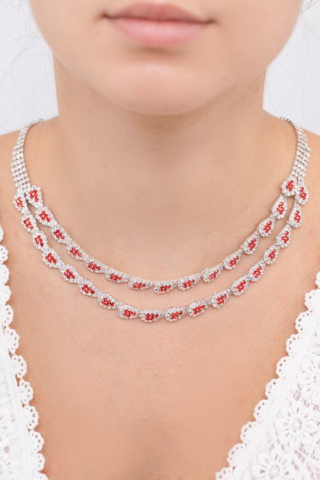 Parure bijoux collier mariage 0015