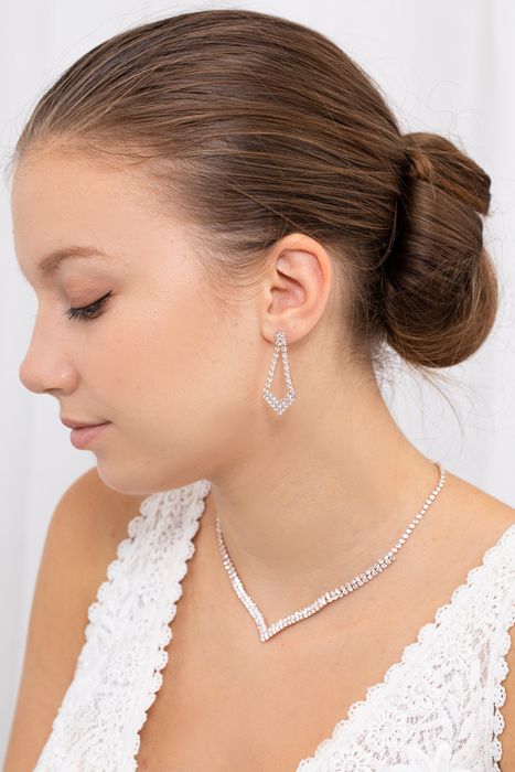 Parure bijoux collier mariage 0025