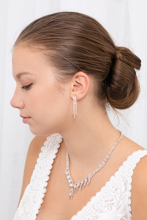 Parure bijoux collier mariage 0036
