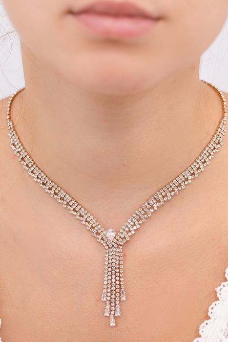 Parure bijoux collier mariage 0008