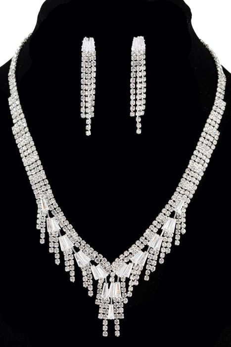 Parure bijoux collier mariage 0036