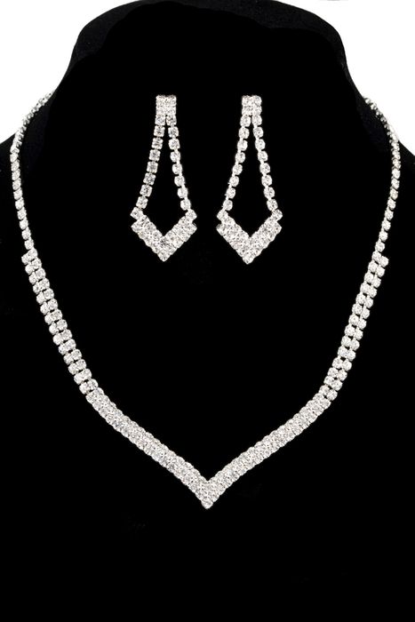 Parure bijoux collier mariage 0025