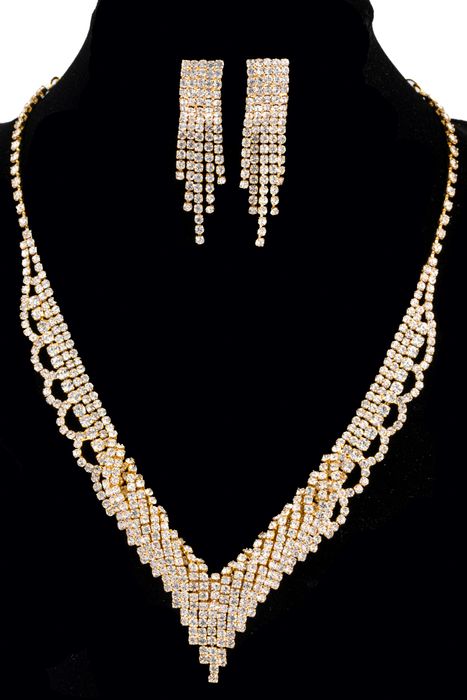 Parure bijoux collier mariage 0035
