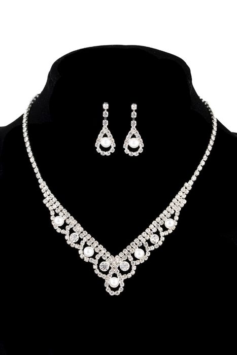 Parure bijoux collier mariage 0029