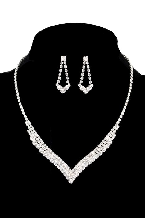 Parure bijoux collier mariage 0028