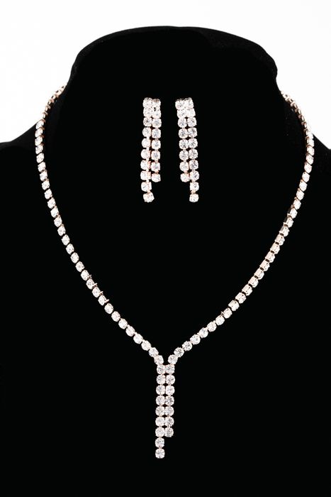 Parure bijoux collier mariage 0041