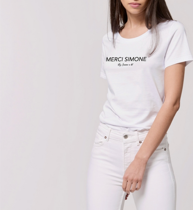 T-shirt Merci Simone par Jeanne A Dit