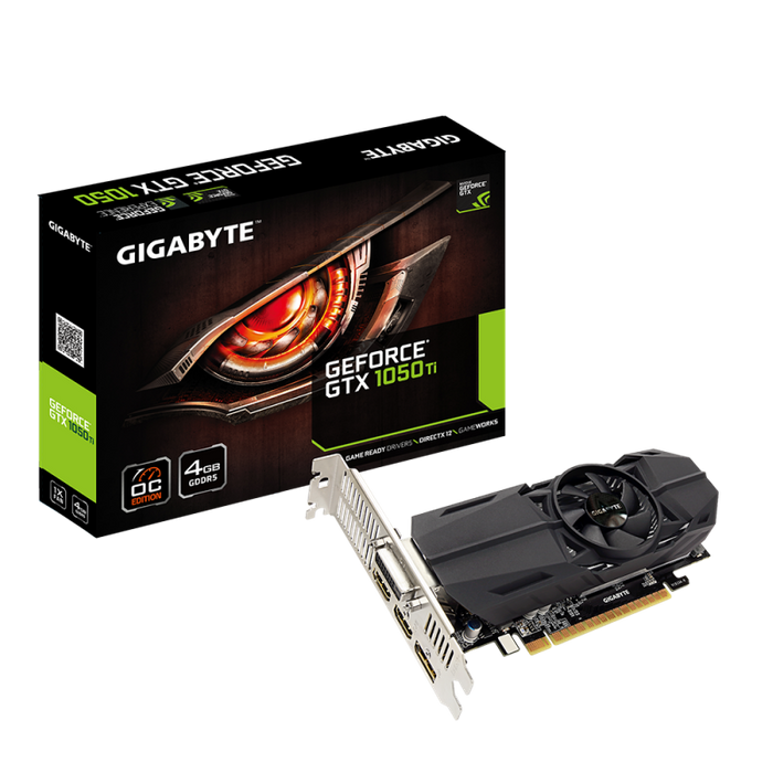 CARTE GRAPHIQUE GIGABYTE GEFORCE GTX 1050 TI OC LOW PROFILE 4G