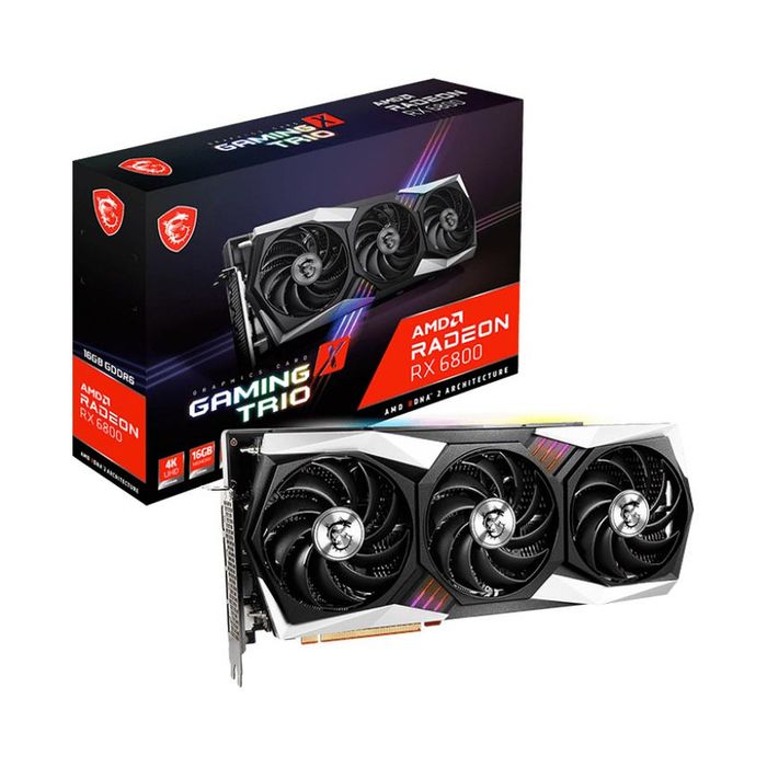 CARTE GRAPHIQUE MSI RADEON RX 6800 XT GAMING X TRIO 16G DDR6