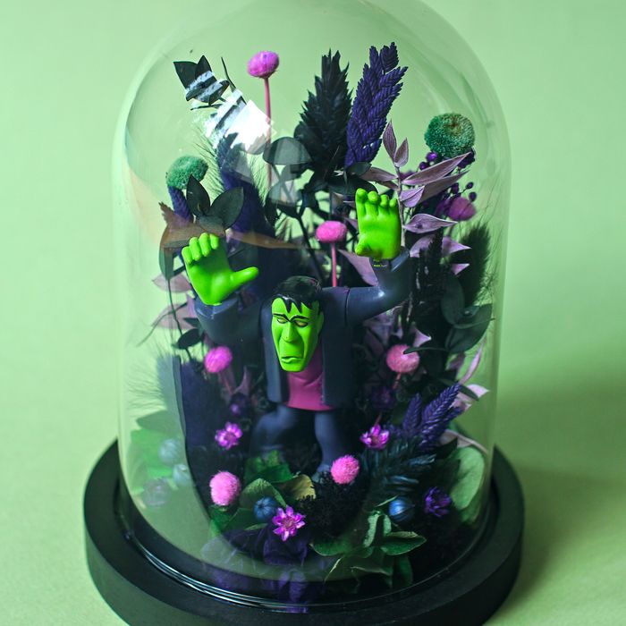 Cloche fleurie Frankenstein