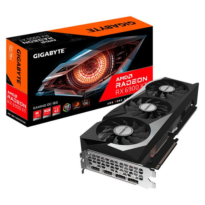 GIGABYTE RX 6900 XT GAMING OC 16G - 2285MHz - 16Go GDDR6 - HDMIx2 - DPx2