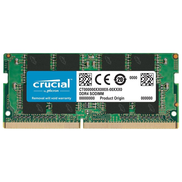 MÉMOIRE PC PORTABLE CRUCIAL SO-DIMM 8GO DDR4 2666 CT8G4SFRA266