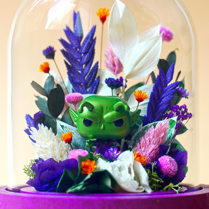 Cloche fleurie Satan Petit Coeur (Dragon Ball)