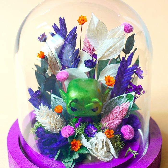 Cloche fleurie Satan Petit Coeur (Dragon Ball)