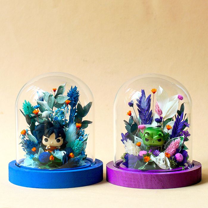 Cloche fleurie Satan Petit Coeur (Dragon Ball)
