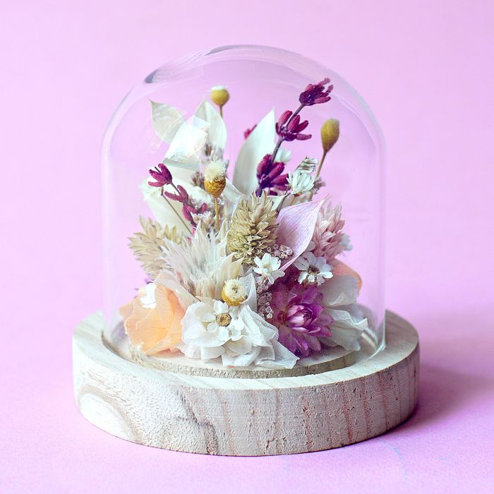 Mini cloche fleurie "Virgin Suicides"