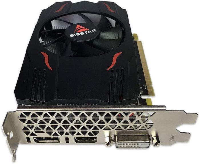 Biostar Radeon Gaming RX 550 4 Go GDDR5 128-bit DirectX 12 PCI Express 3.0 x16 DVI-D Dual Link, HDMI, DisplayPort