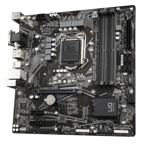 GIGABYTE B560M DS3H - MATX - LGA 1200 - 4x DDR4 - VGA - DVI - HDMI - DP - 2x M.2