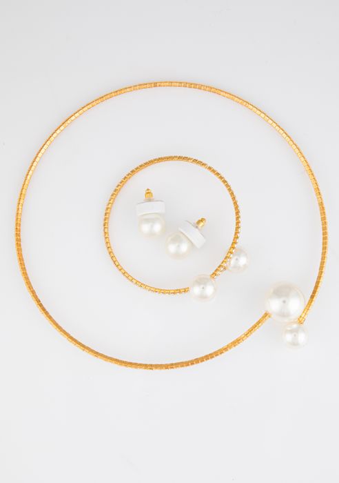 Parure bijoux collier mariage 0046