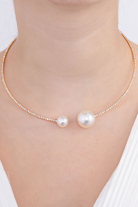 Parure bijoux collier mariage 0046