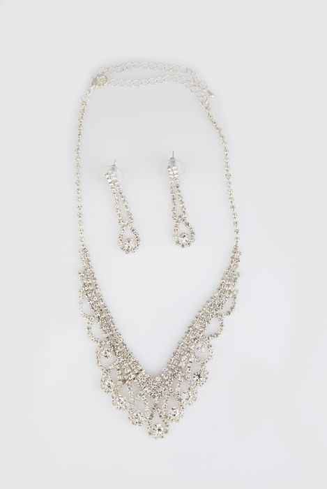 Parure bijoux collier mariage 0047