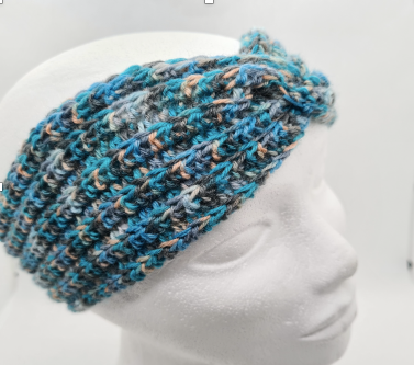 Bandeau noué, multicolore par Le crochet d'Isa
